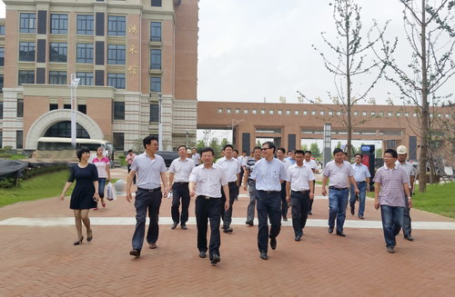 市委常委、副市長周善武調(diào)研合肥七中新校建設(shè)情況(圖1)
