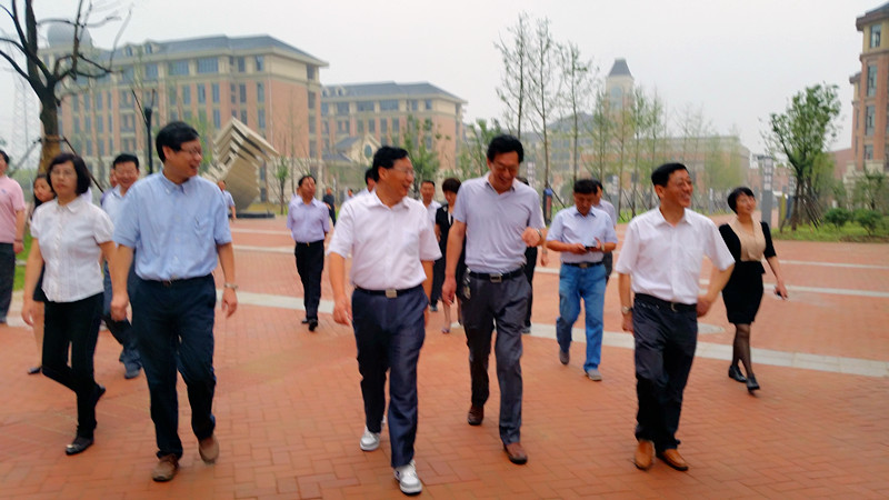 省委常委、市委書記吳存榮調(diào)研合肥七中新校(圖3)