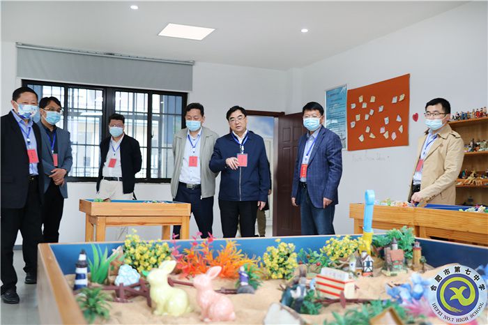 合肥市副市長(zhǎng)朱勝利視察合肥七中體育中考工作(圖5)