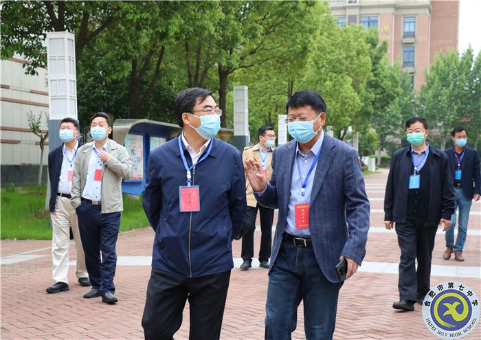 合肥市副市長(zhǎng)朱勝利視察合肥七中體育中考工作(圖6)