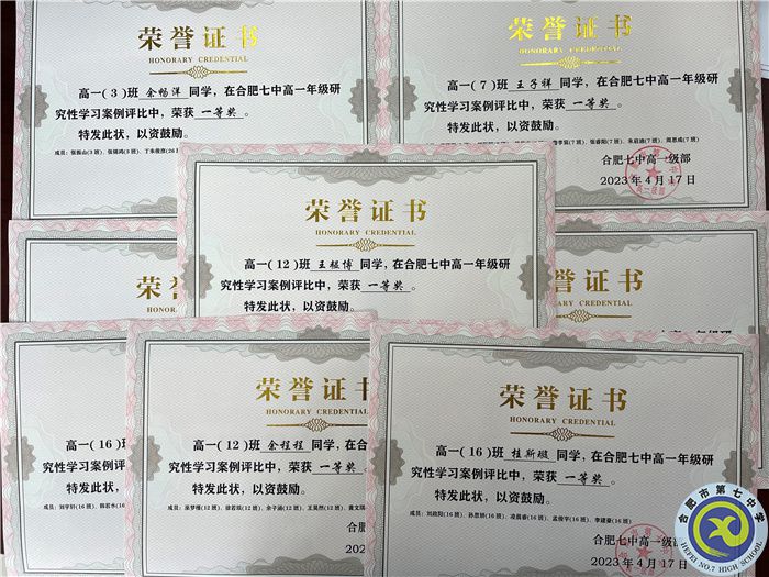 合肥七中高一年級開展寒假研究性學(xué)習(xí)活動(dòng)(圖5)