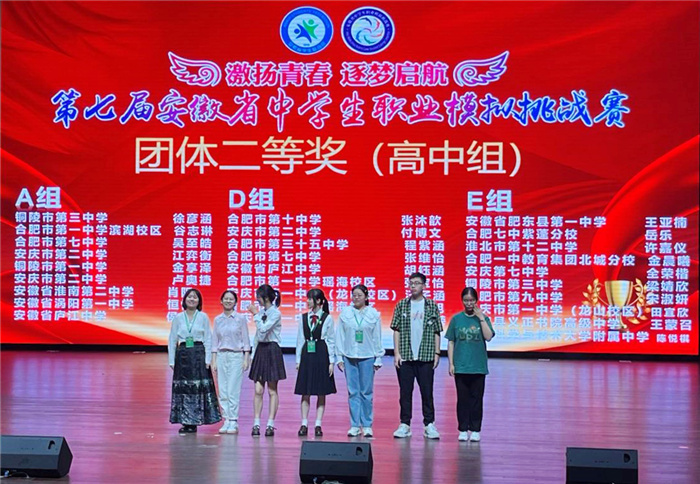 合肥七中學(xué)子參加安徽省第七屆職業(yè)模擬挑戰(zhàn)賽并取得佳績(jī)(圖4)