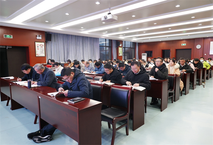 合肥七中召開(kāi)2024年度第四季度全體黨員大會(huì)(圖5)