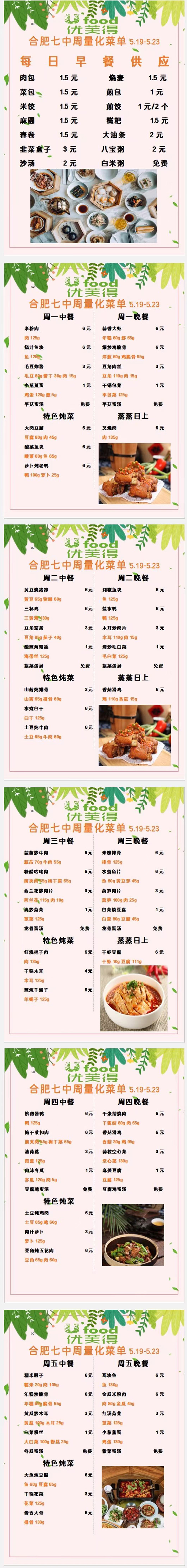 合七美食先知道（本周菜譜）(圖1)
